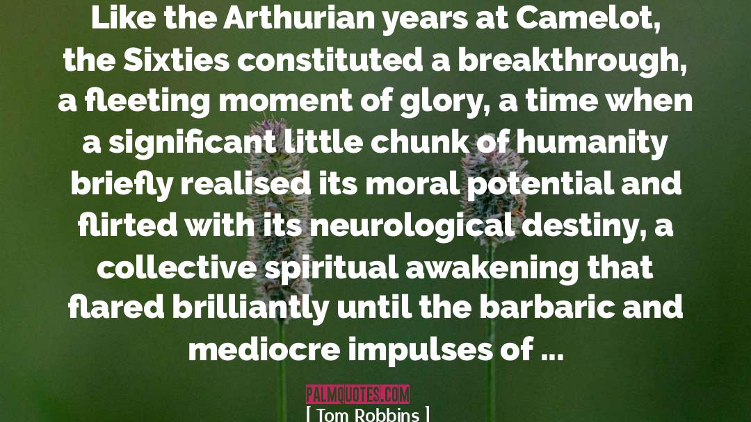 Arthurian quotes by Tom Robbins