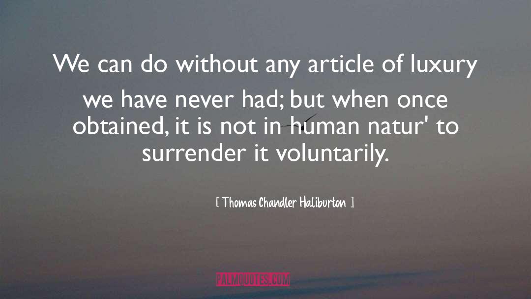 Articles quotes by Thomas Chandler Haliburton