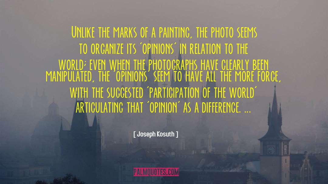 Articulating quotes by Joseph Kosuth