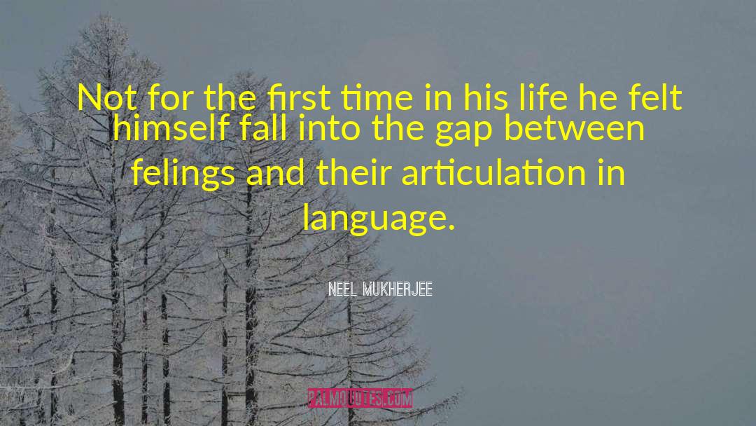 Articulation quotes by Neel Mukherjee