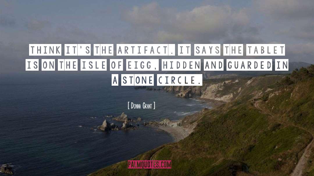 Artifact quotes by Donna Grant