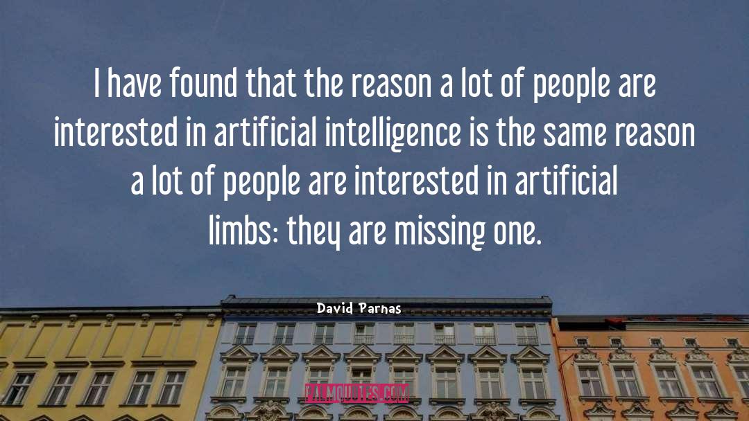 Artificial Intelligence quotes by David Parnas