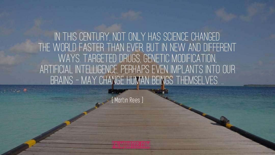 Artificial Intelligence quotes by Martin Rees