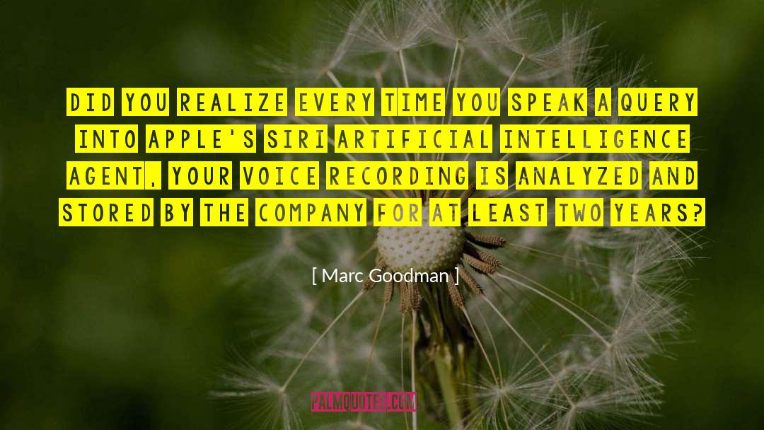 Artificial Intelligence quotes by Marc Goodman