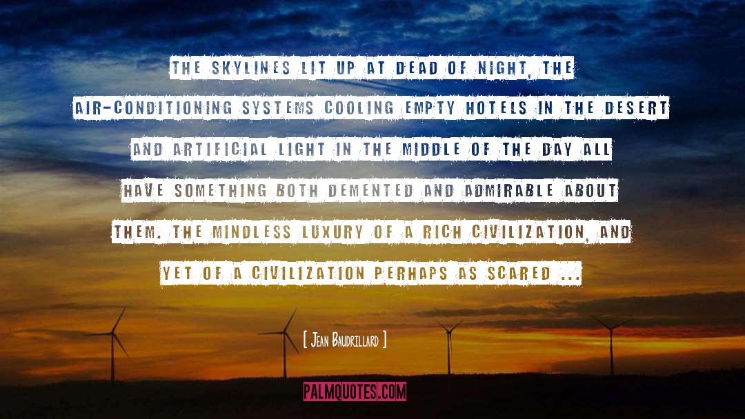 Artificial Light quotes by Jean Baudrillard