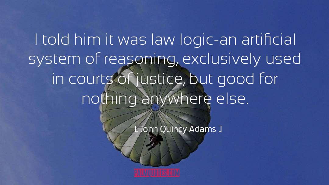 Artificial quotes by John Quincy Adams