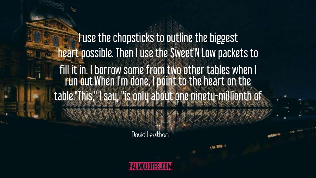 Artificial Sweetener quotes by David Levithan