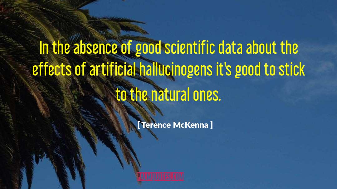 Artificial Sweetener quotes by Terence McKenna