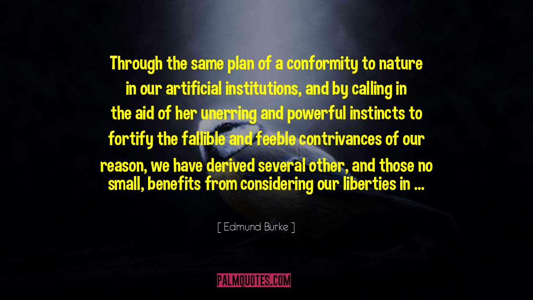 Artificial Sweetener quotes by Edmund Burke