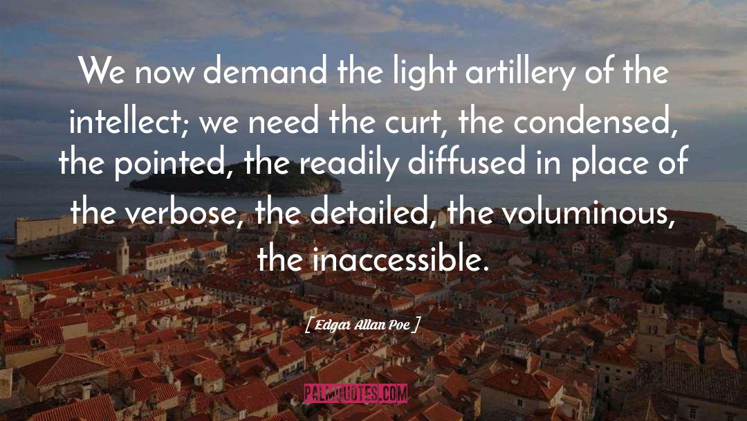Artillery quotes by Edgar Allan Poe