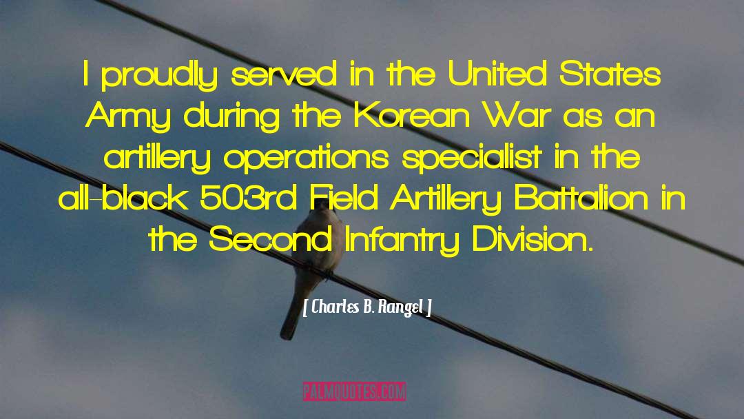 Artillery quotes by Charles B. Rangel