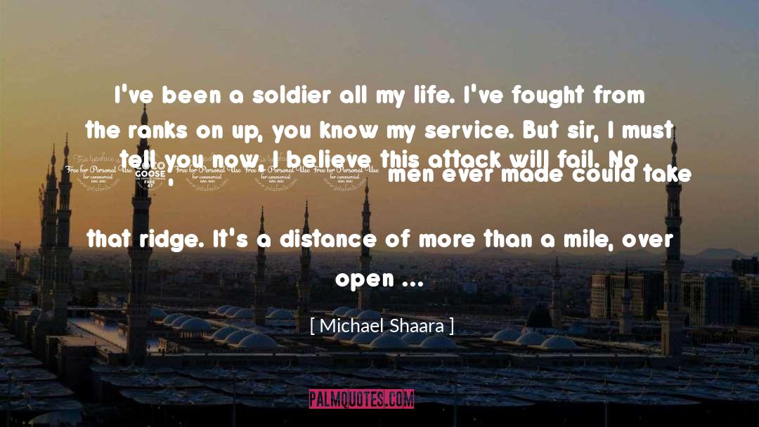 Artillery quotes by Michael Shaara
