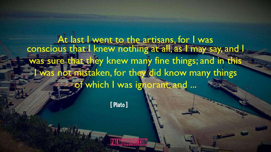 Artisans quotes by Plato