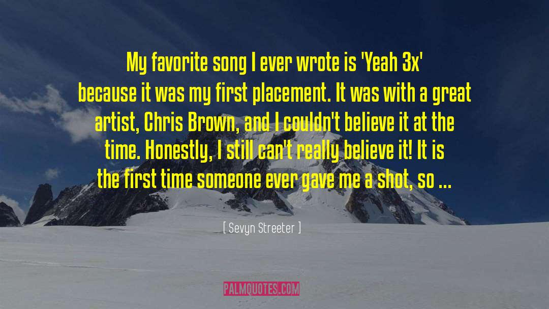 Artist Placement Group quotes by Sevyn Streeter