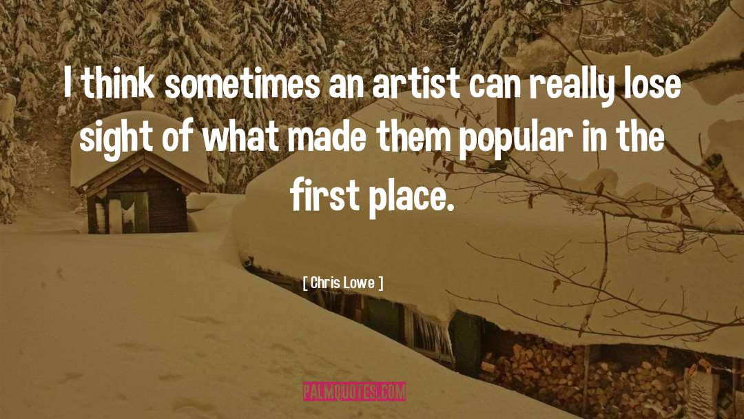 Artist quotes by Chris Lowe