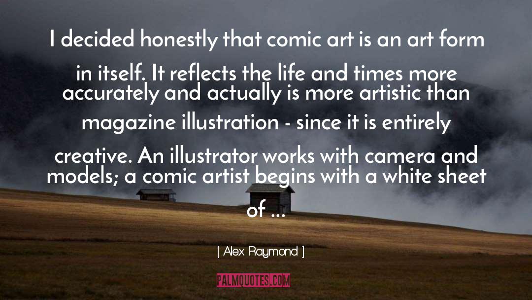 Artist quotes by Alex Raymond