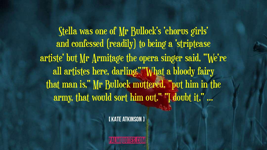 Artistes quotes by Kate Atkinson