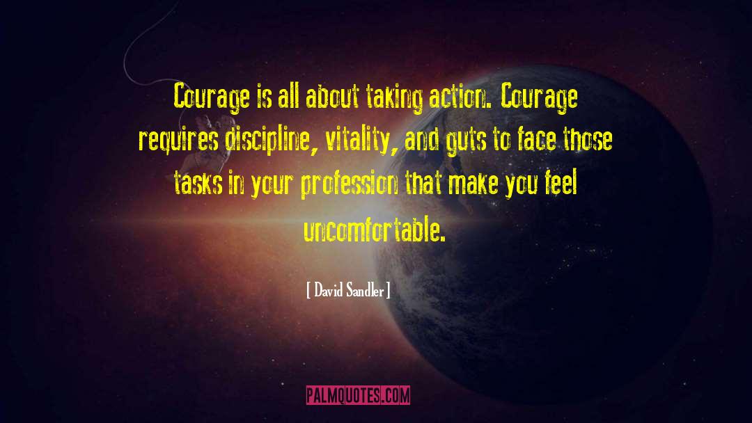 Artistic Courage quotes by David Sandler