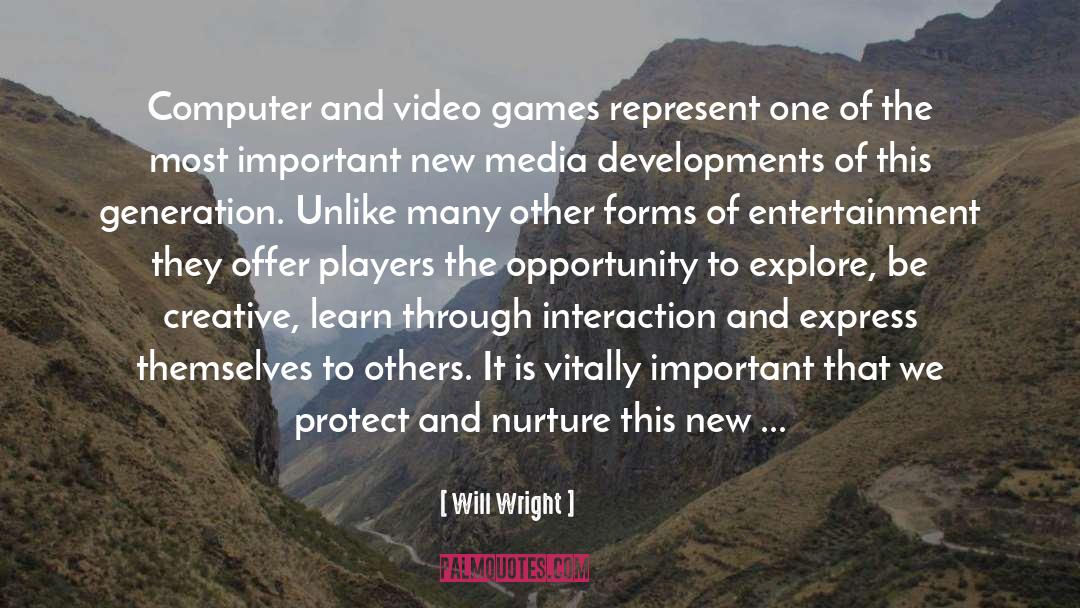 Artistic Expression quotes by Will Wright