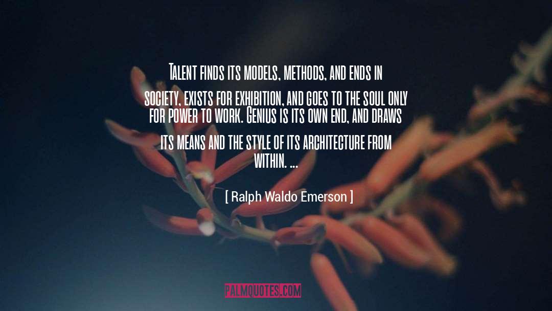 Artistic Genius quotes by Ralph Waldo Emerson