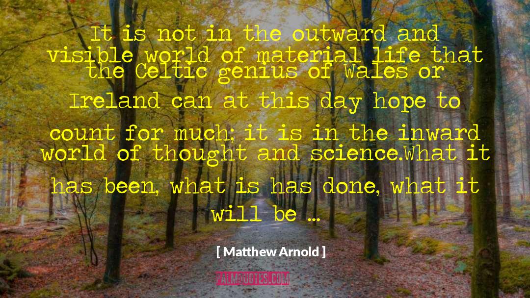 Artistic Genius quotes by Matthew Arnold