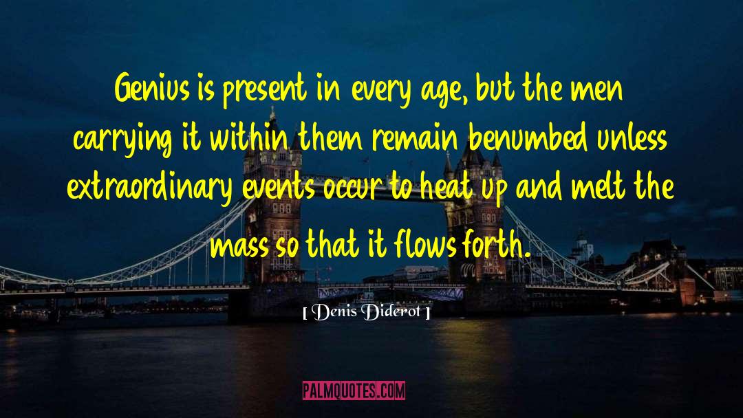 Artistic Genius quotes by Denis Diderot