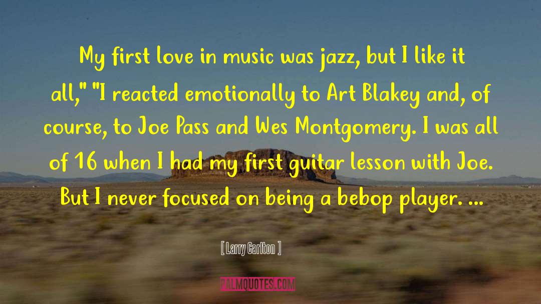 Artistic Harmony quotes by Larry Carlton