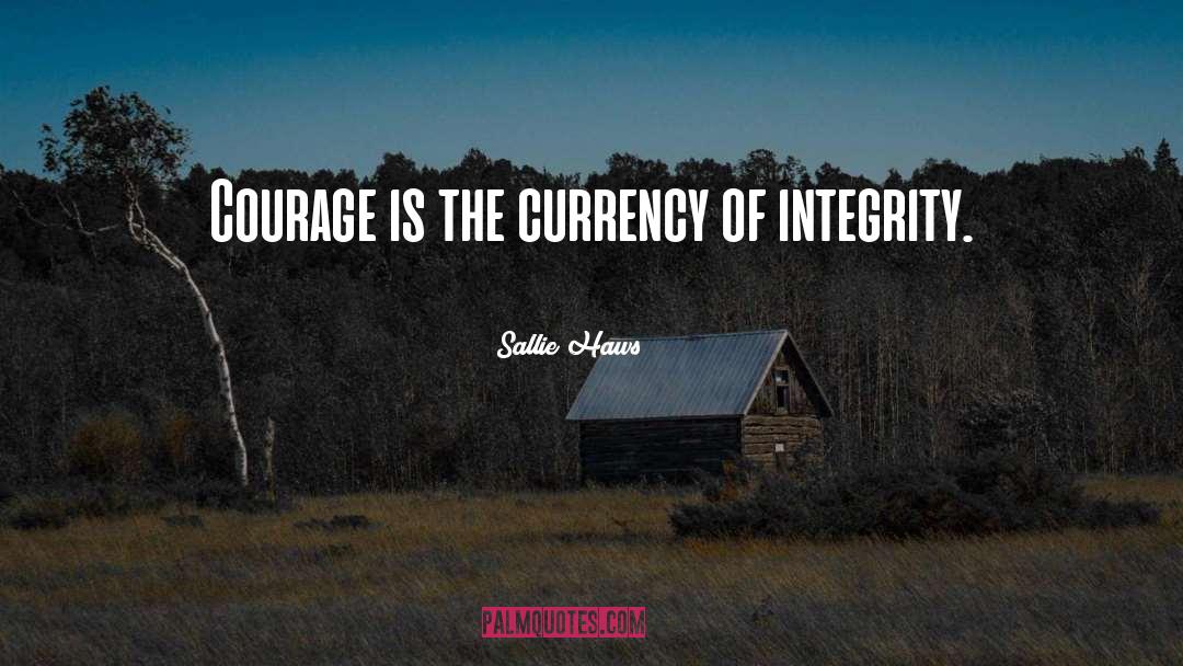 Artistic Integrity quotes by Sallie Haws