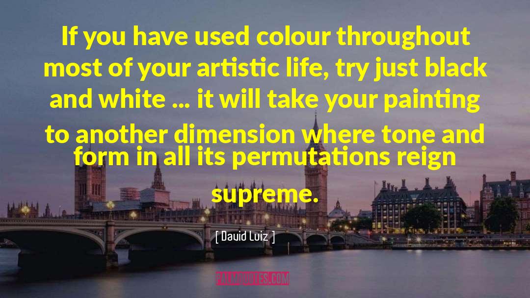 Artistic Life quotes by David Luiz