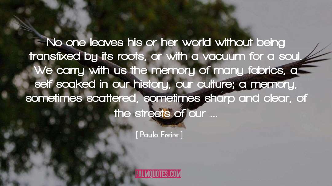 Artistic Memory quotes by Paulo Freire