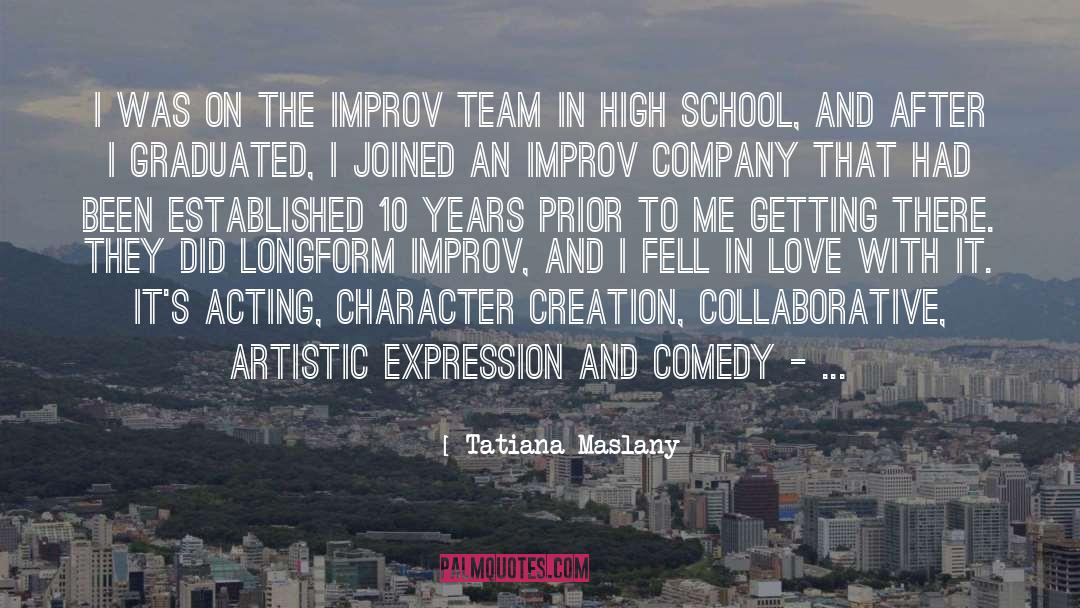 Artistic quotes by Tatiana Maslany