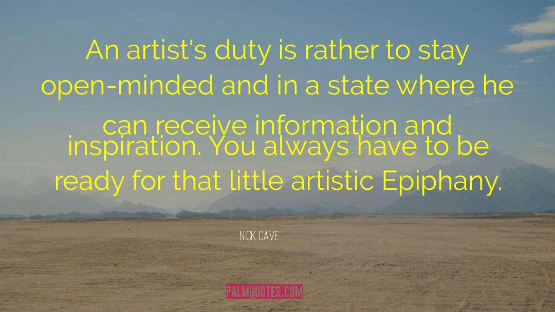 Artistic Soul quotes by Nick Cave