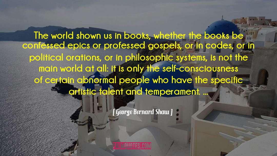 Artistic Talent quotes by George Bernard Shaw