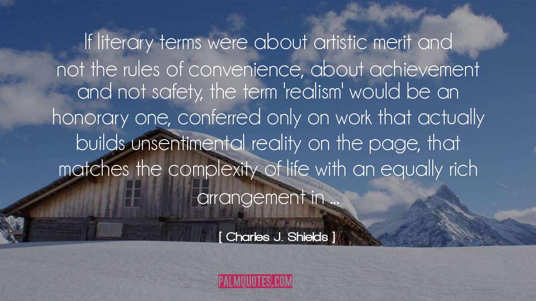 Artistic Temperment quotes by Charles J. Shields