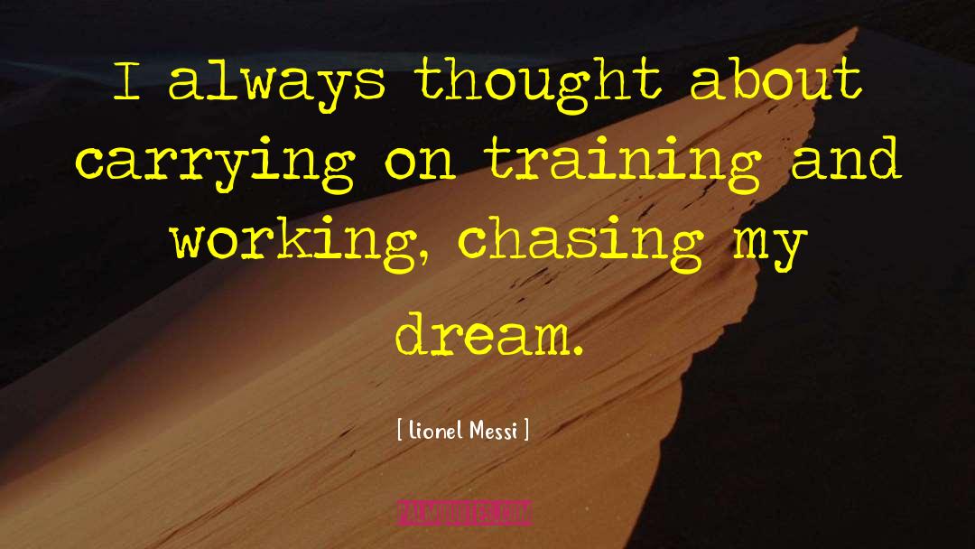 Artistic Training quotes by Lionel Messi