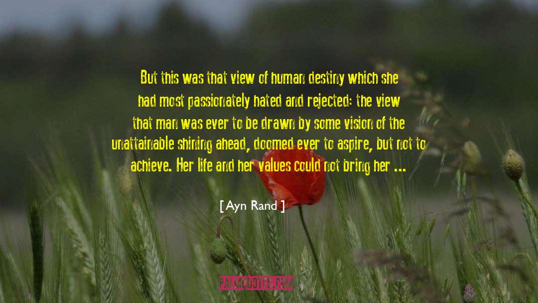 Artistic Vision quotes by Ayn Rand