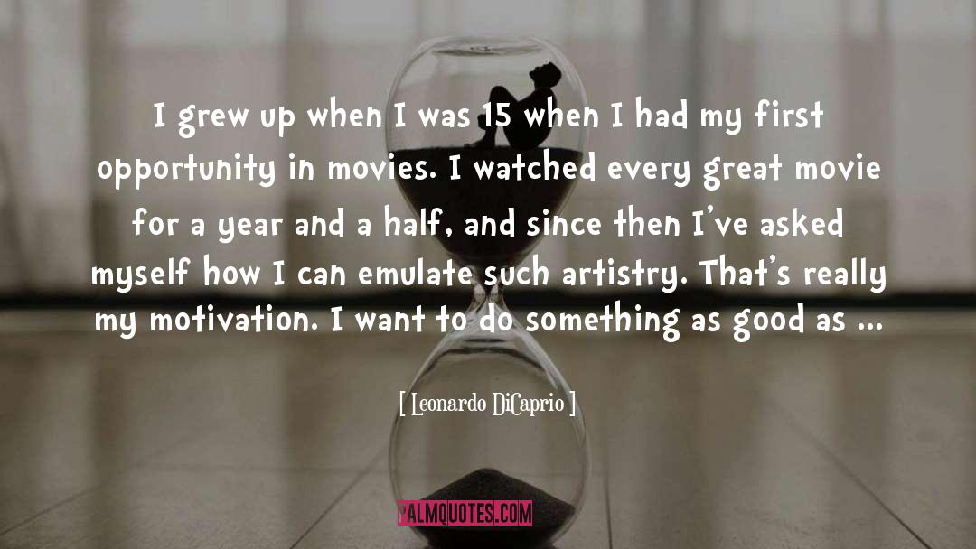 Artistry quotes by Leonardo DiCaprio