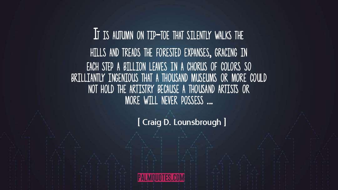 Artistry quotes by Craig D. Lounsbrough