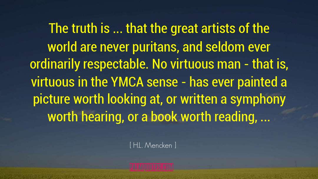 Artists Biography quotes by H.L. Mencken