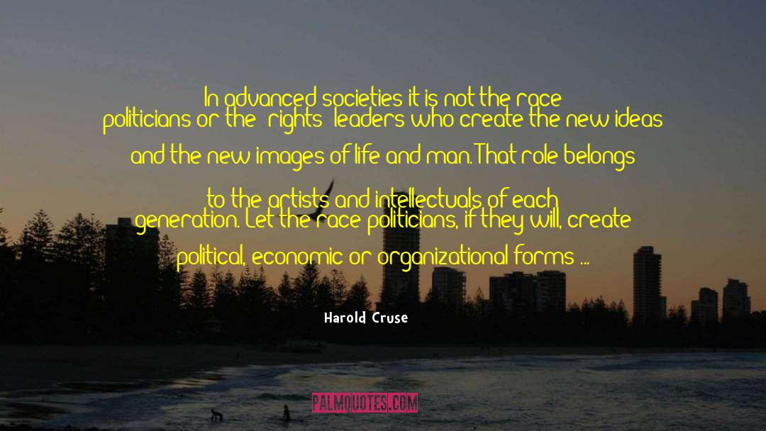 Artists Guide quotes by Harold Cruse