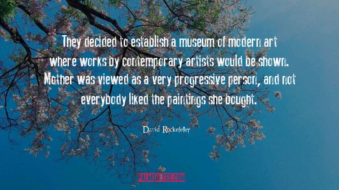 Artists quotes by David Rockefeller