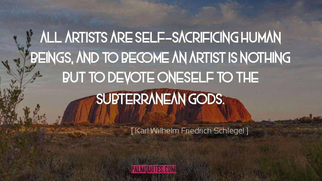 Artists quotes by Karl Wilhelm Friedrich Schlegel