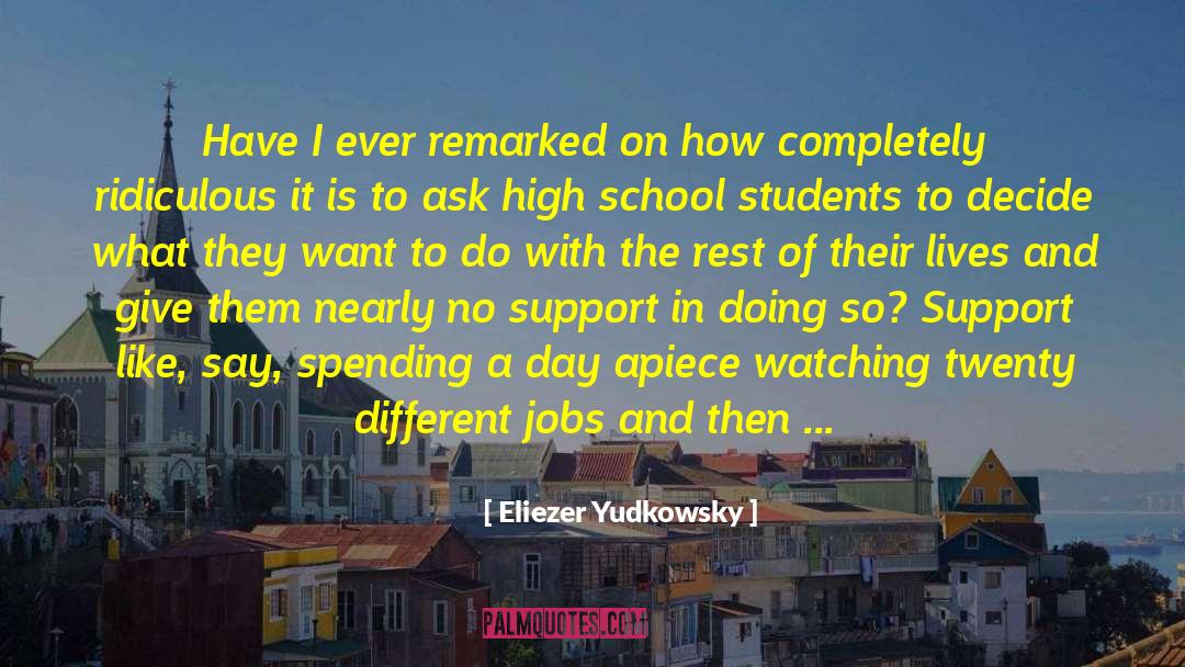 Arts Spending quotes by Eliezer Yudkowsky