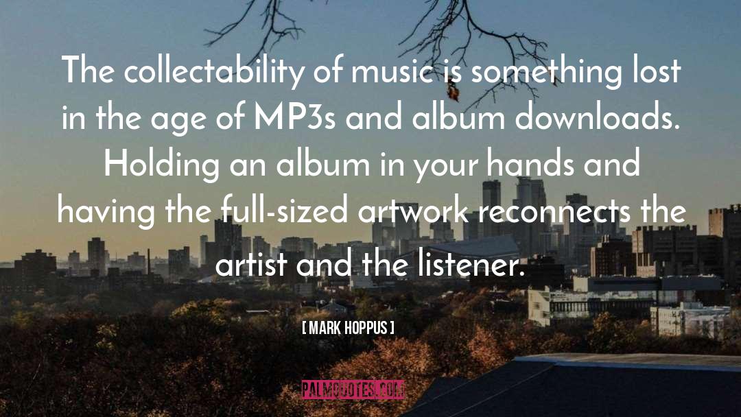 Artwork quotes by Mark Hoppus