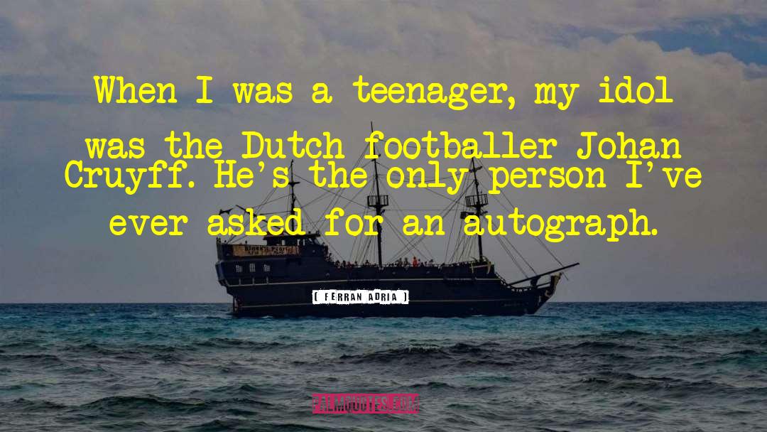 Arumugam Footballer quotes by Ferran Adria