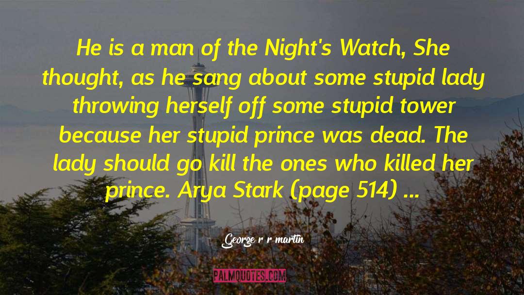 Arya Stark quotes by George R R Martin