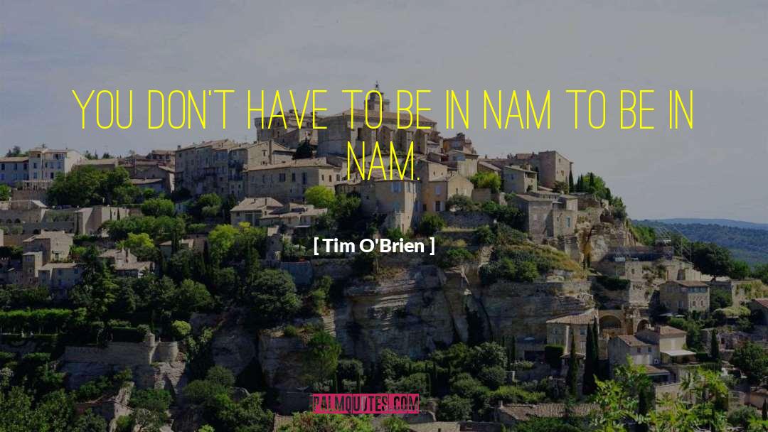 Arys Nam In quotes by Tim O'Brien