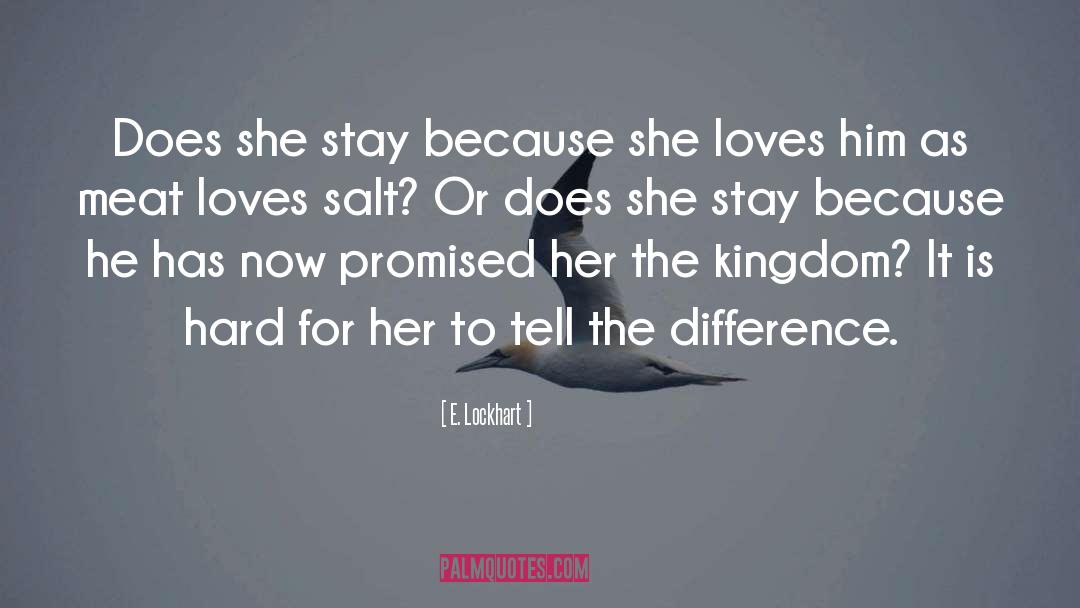 As Meat Loves Salt quotes by E. Lockhart