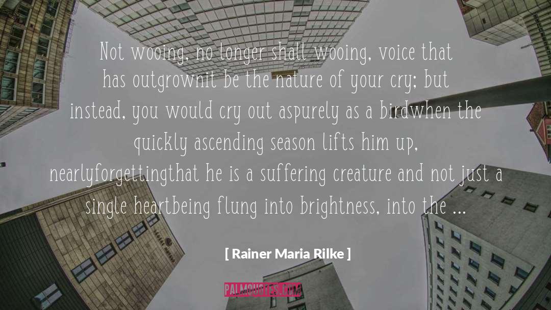 Ascending quotes by Rainer Maria Rilke