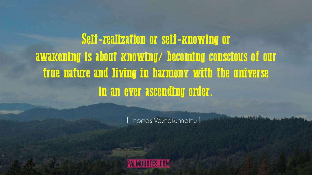 Ascending quotes by Thomas Vazhakunnathu